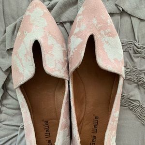Blush anthro flats
